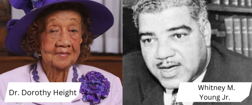 Dr. Dorothy Height and Whiney M. Young Jr.