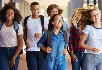 group of teens